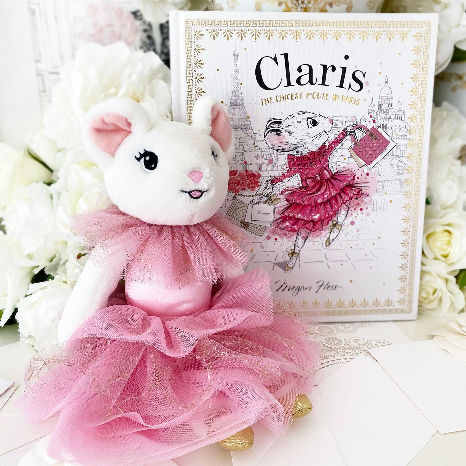Claris The Mouse - Adorable Parfait Pink Plush Doll | Kawaii Stuffed Animal Toy for Girls, Kids Room Decor, Anime Collectible Gift | Perfect for Cuddling, Birthday Presents & Anime Lovers