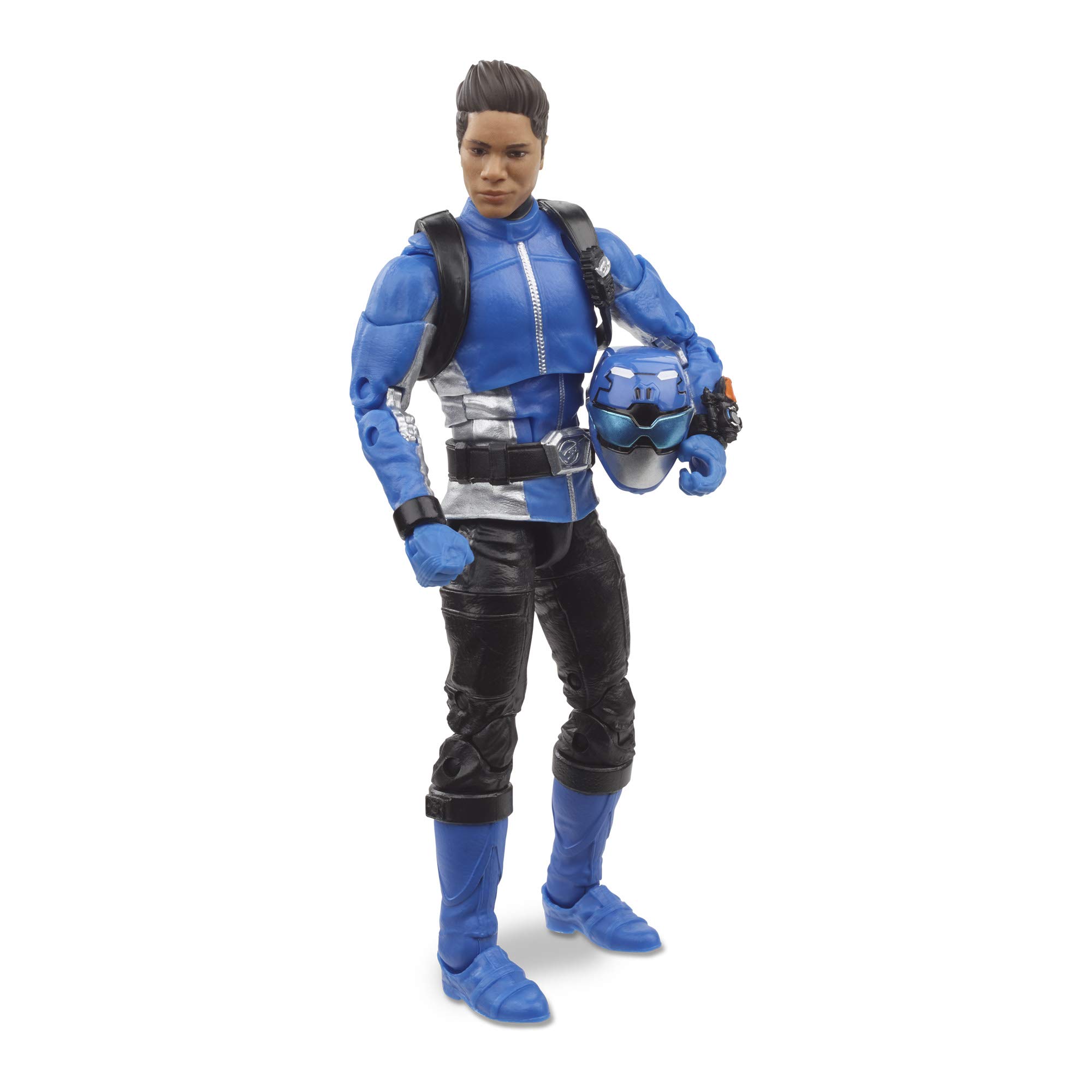 Power Rangers Lightning Collection 6 Inch Beast Morphers Blue Ranger Action Figure Toy with Accessories - Perfect for Collectors, Kids Gift & Display for Superhero Fans