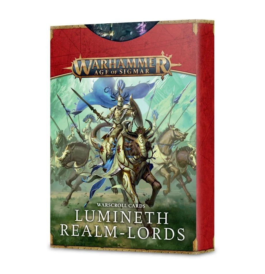 Age of Sigmar Warscroll Cards Lumineth Realm Lords 2022 - Official Game Cards for Warhammer Fantasy Battles | Perfect for Tabletop Strategy Gaming & Collecting