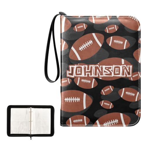 Brown Black Football Tile