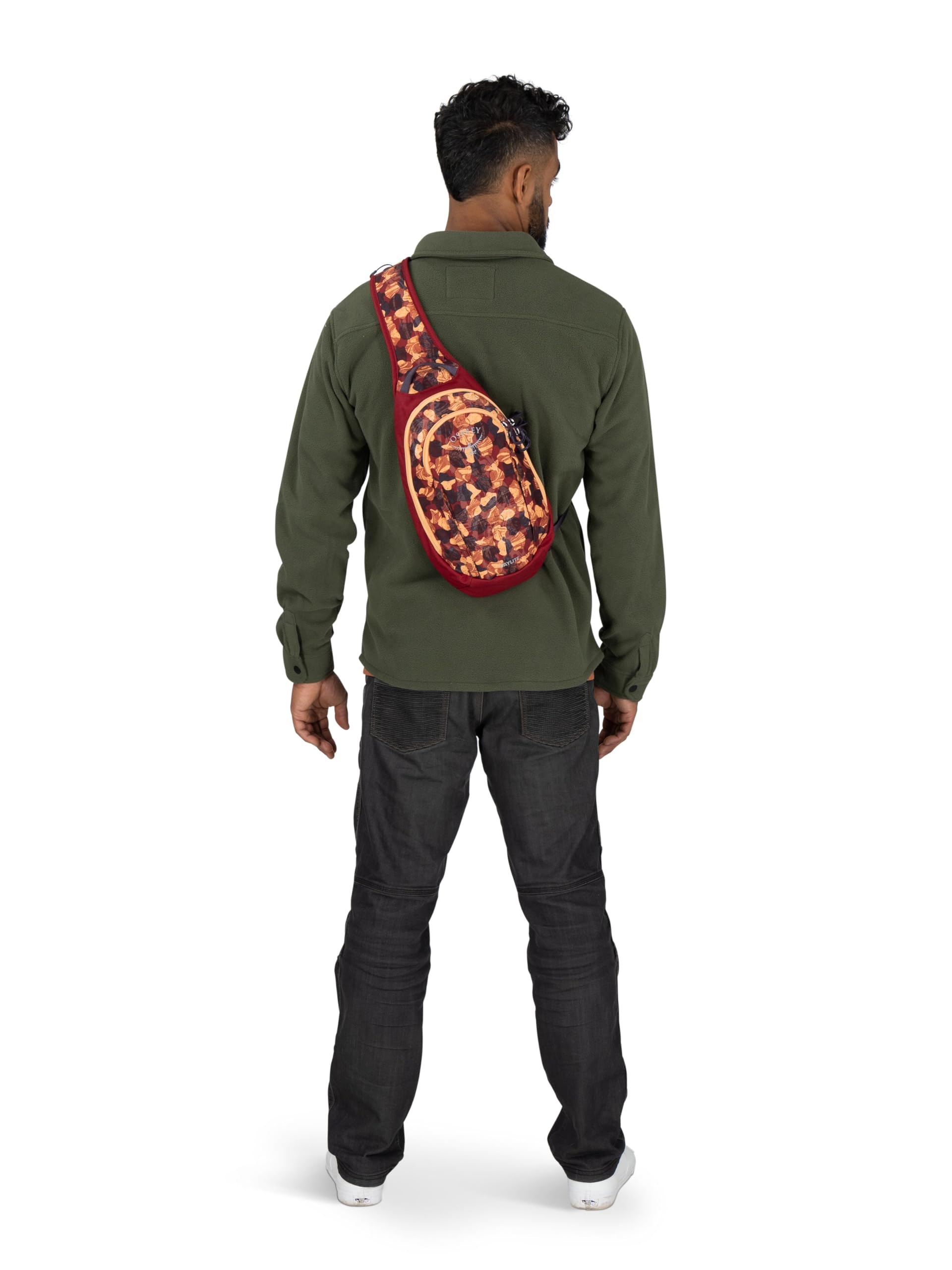 Osprey Daylite Shoulder Sling Bag - Lightweight & Durable Crossbody Pack for Hiking, Travel & Everyday Use - Night Shift Blue