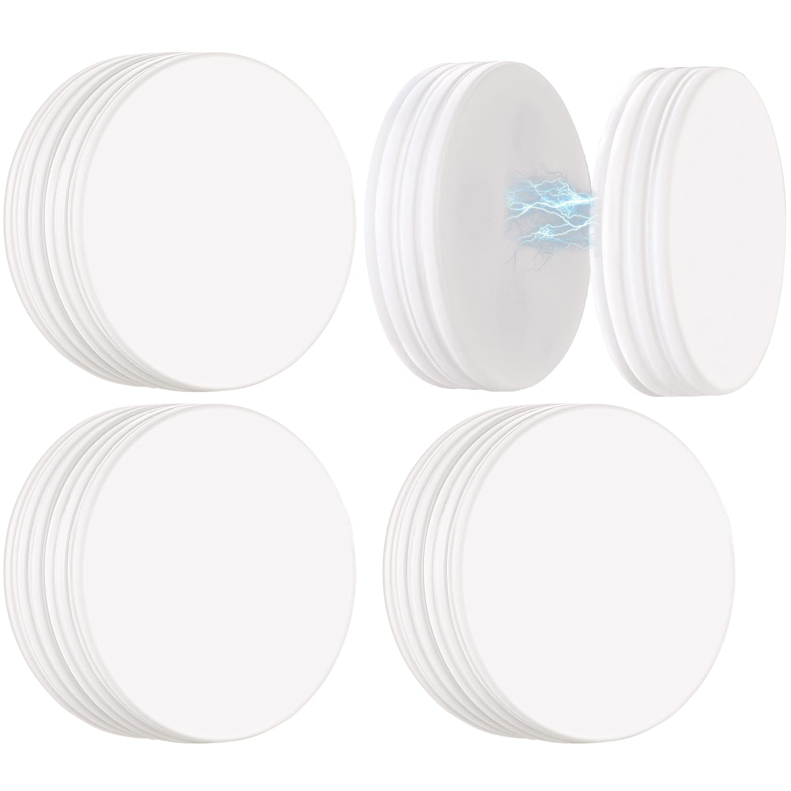 4 Pairs Magnetic Shower Curtain Weights - Rustproof Silicone Cover with Anti-Slip Design, Heavy Duty Waterproof Weights for Outdoor Tablecloth, Drapery, Flag - Perfect for Bathroom, Patio & Camping Use