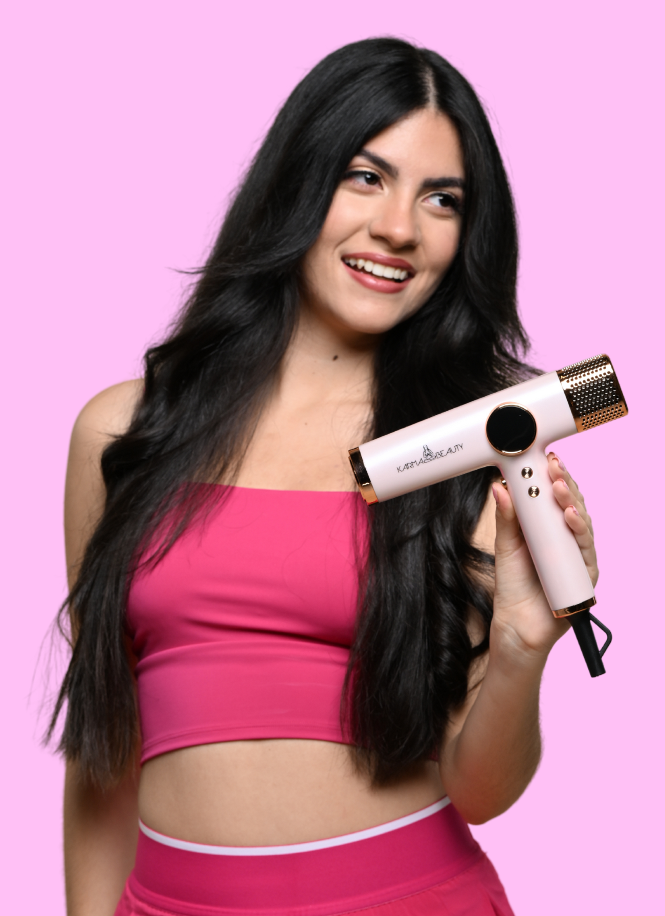IQ Professional Digital Blow Dryer - 1875W Fast Drying Hair Dryer with Ionic Technology & Cool Shot Button for Salon-Quality Styling at Home | Perfect for Daily Use, Travel & Professional Stylists
