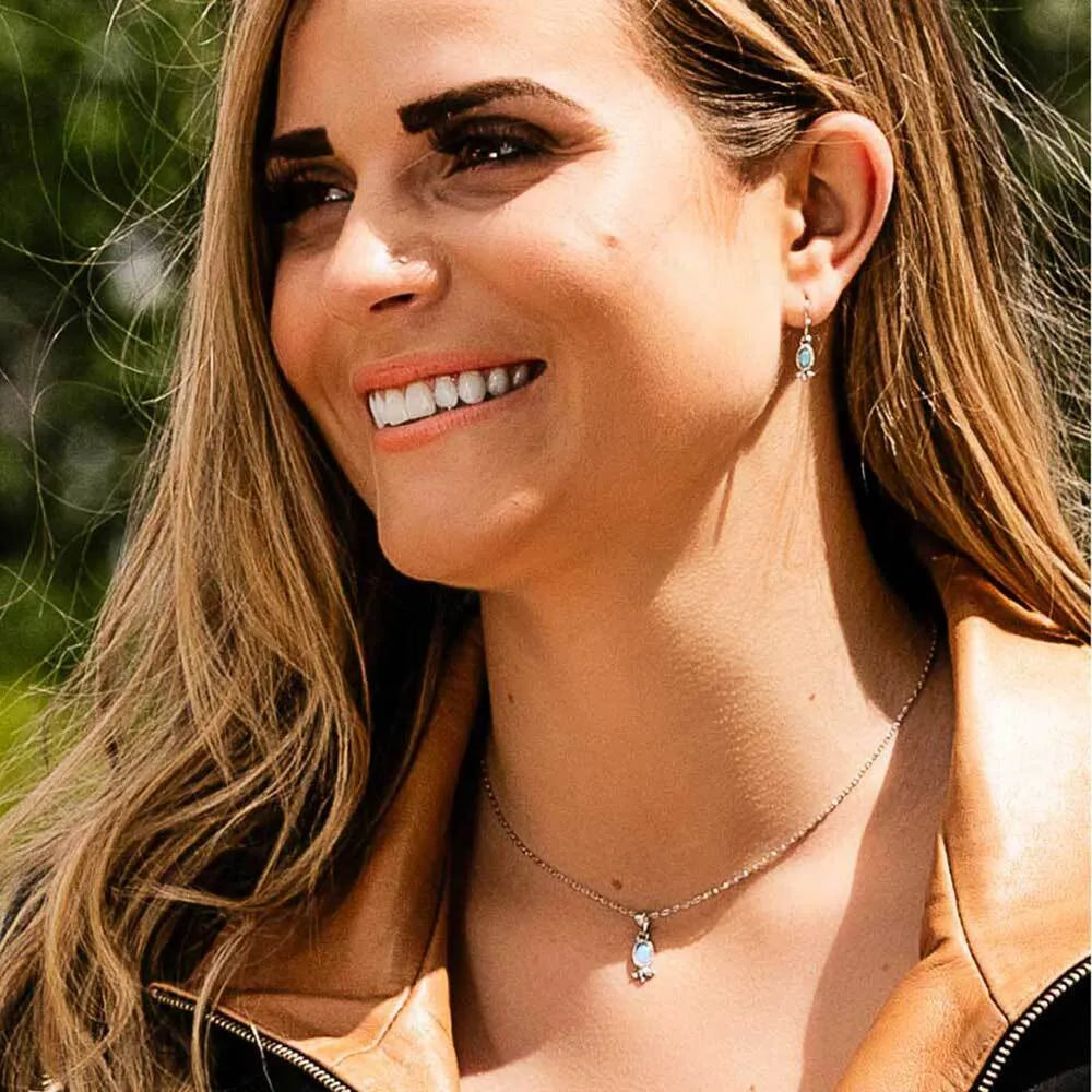 Opal Flourish Jewelry Set - Elegant Necklace & Earrings for Women | Perfect for Weddings, Parties & Special Occasions | Handcrafted Gemstone Jewelry Gift