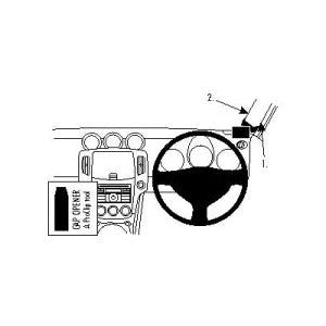 ClicOn No Holes Right Hand Dash Mount for Nissan 370Z (2009-2020) - Secure Phone Holder for GPS Navigation & Hands-Free Driving