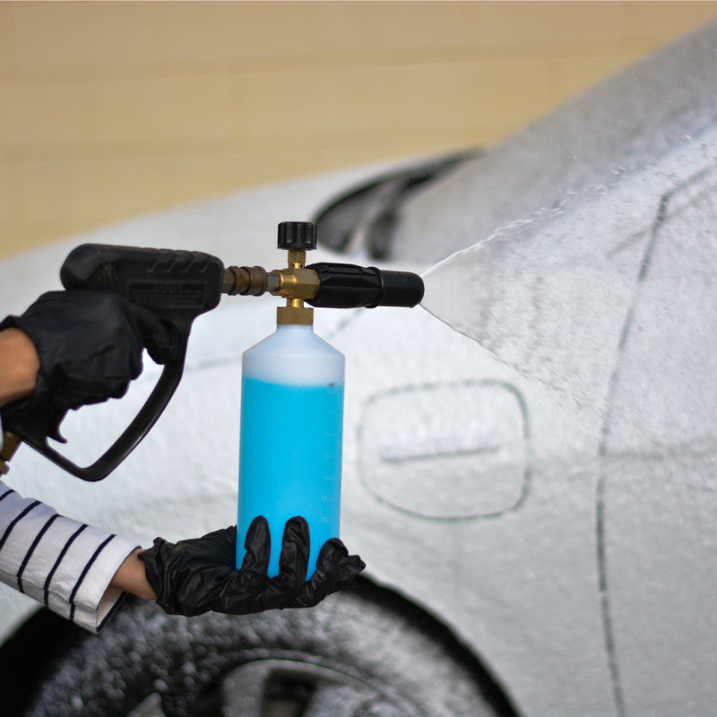 Premium Foam Cannon & Car Wash Kit with Stripper Suds - High Pressure Foam Lance for Deep Cleaning, Wax Removal & Detailing - Perfect for Home, Auto Shops & Professional Detailing Services