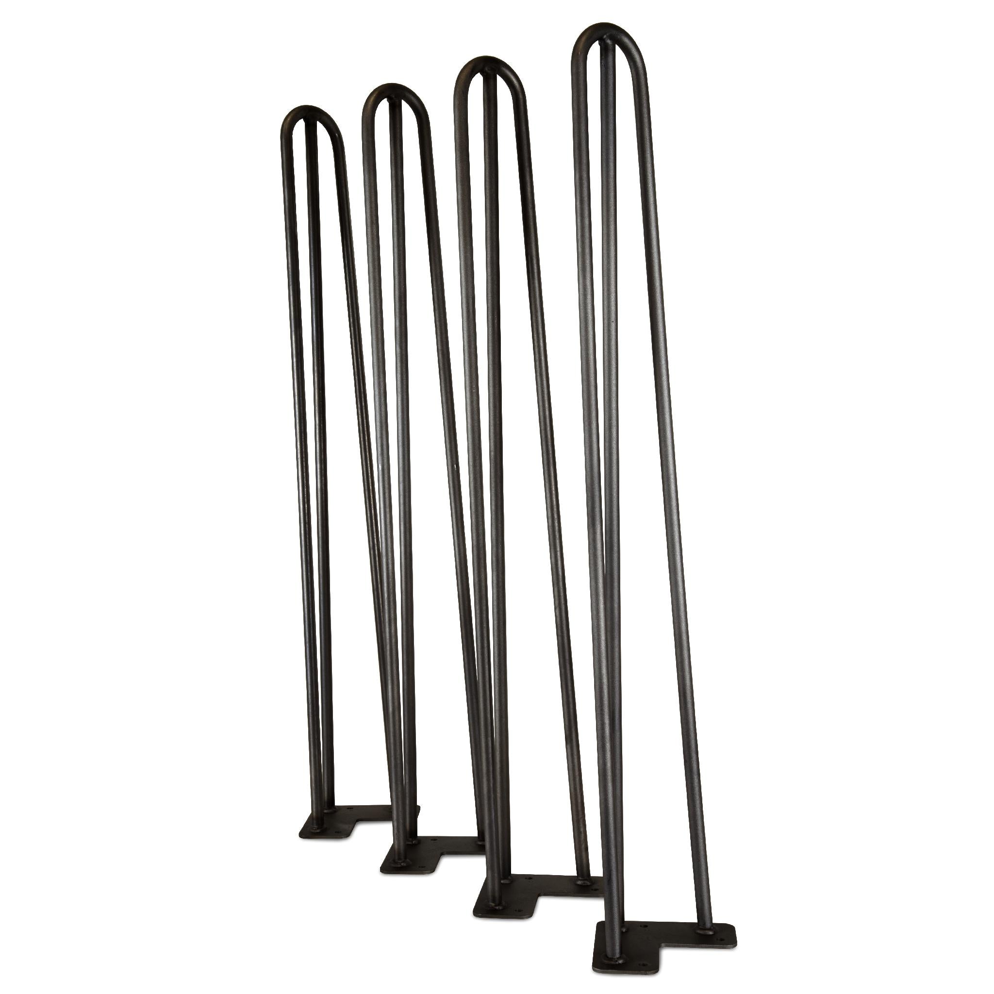 WEN TL28B 28-Inch Mid Century Modern Hairpin Table Legs Set of 4 - 1/2