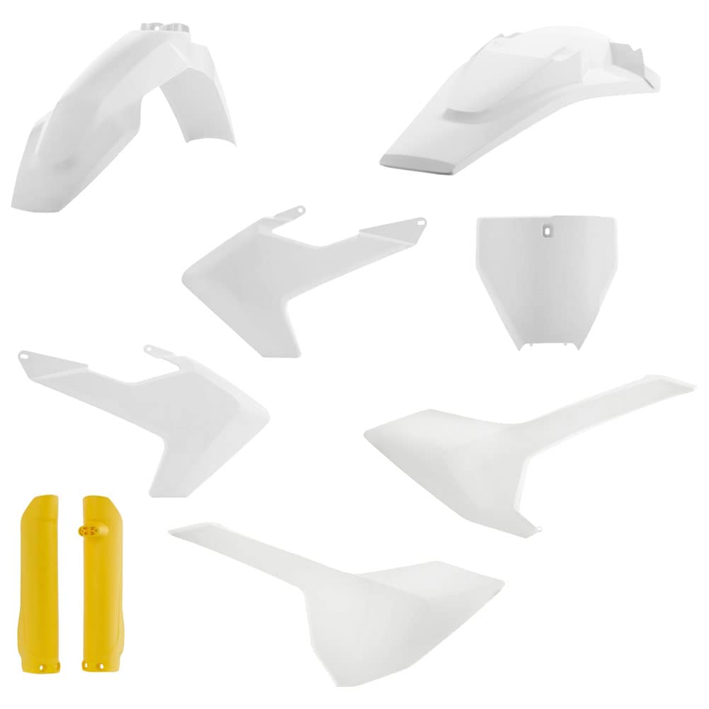 Acerbis Full Plastic Kit Original 18 for Husqvarna FC 250 2016-2018 - Dirt Bike Body Replacement Parts for Off-Road Racing & Motocross