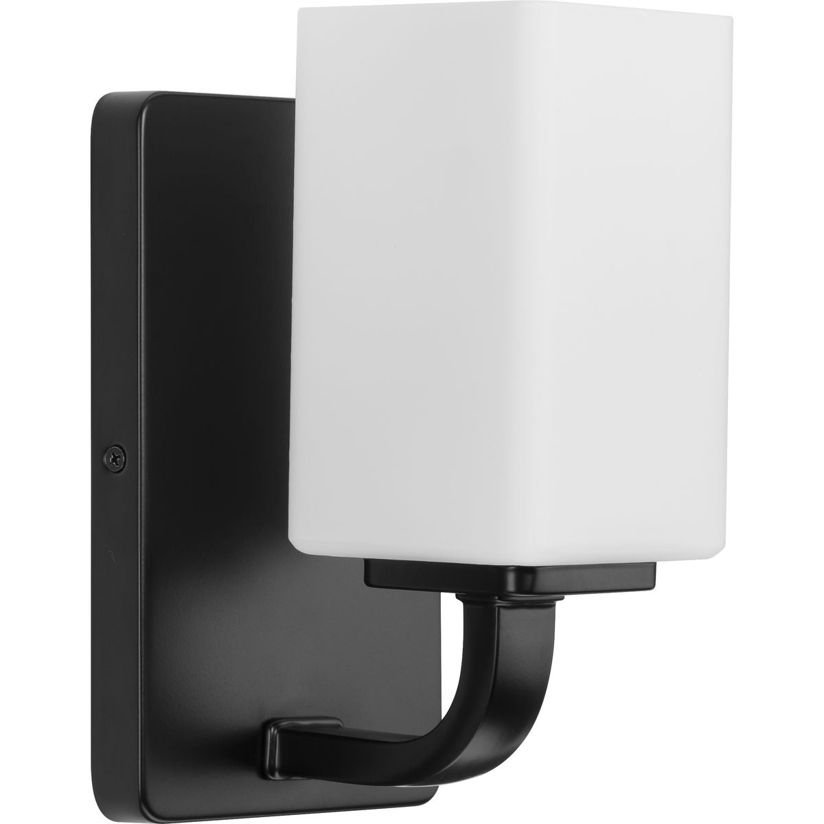 Cowan Collection Modern One Light Etched Opal Glass Bathroom Vanity Light Fixture - Perfect for Bathroom, Powder Room, and Dressing Area Lighting