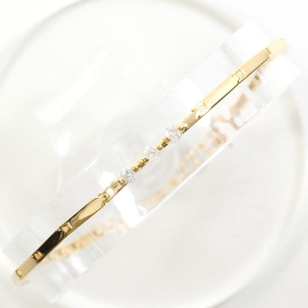 18K Yellow Gold Diamond Bracelet for Women - Elegant Tennis Bracelet with Real Diamonds - Perfect for Weddings, Anniversaries & Special Occasions