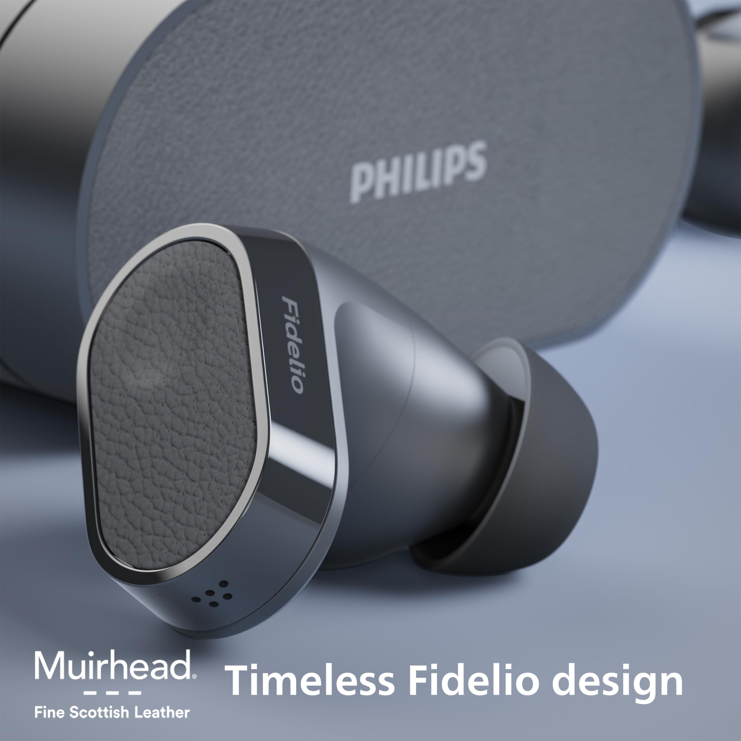 PHILIPS Fidelio T2 Active Noise Cancelling Wireless Earbuds - 40H Playtime, Crystal Clear Calls, Alexa/Google Assistant Compatible Bluetooth Headphones (Black) - Perfect for Commuting, Workouts & Travel