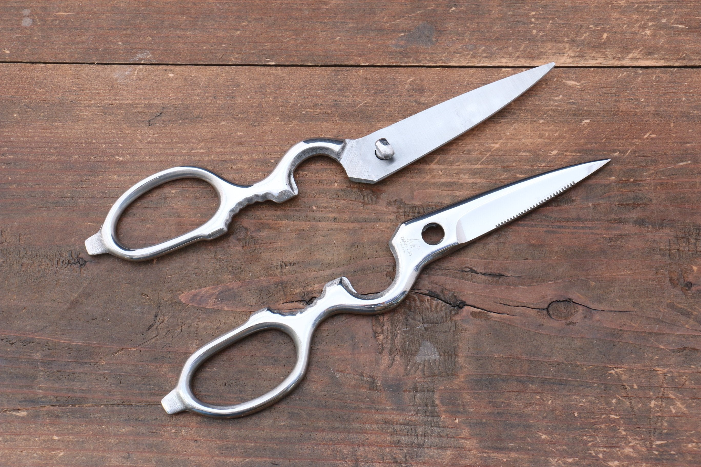 Premium MT INOX Stainless Steel Scissors - Heavy Duty Kitchen Shears for Cutting Meat, Poultry, Herbs & More - Ideal for Cooking, Crafting & Household Use