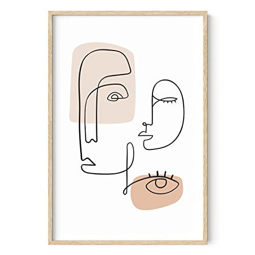 Colored Abstract Face