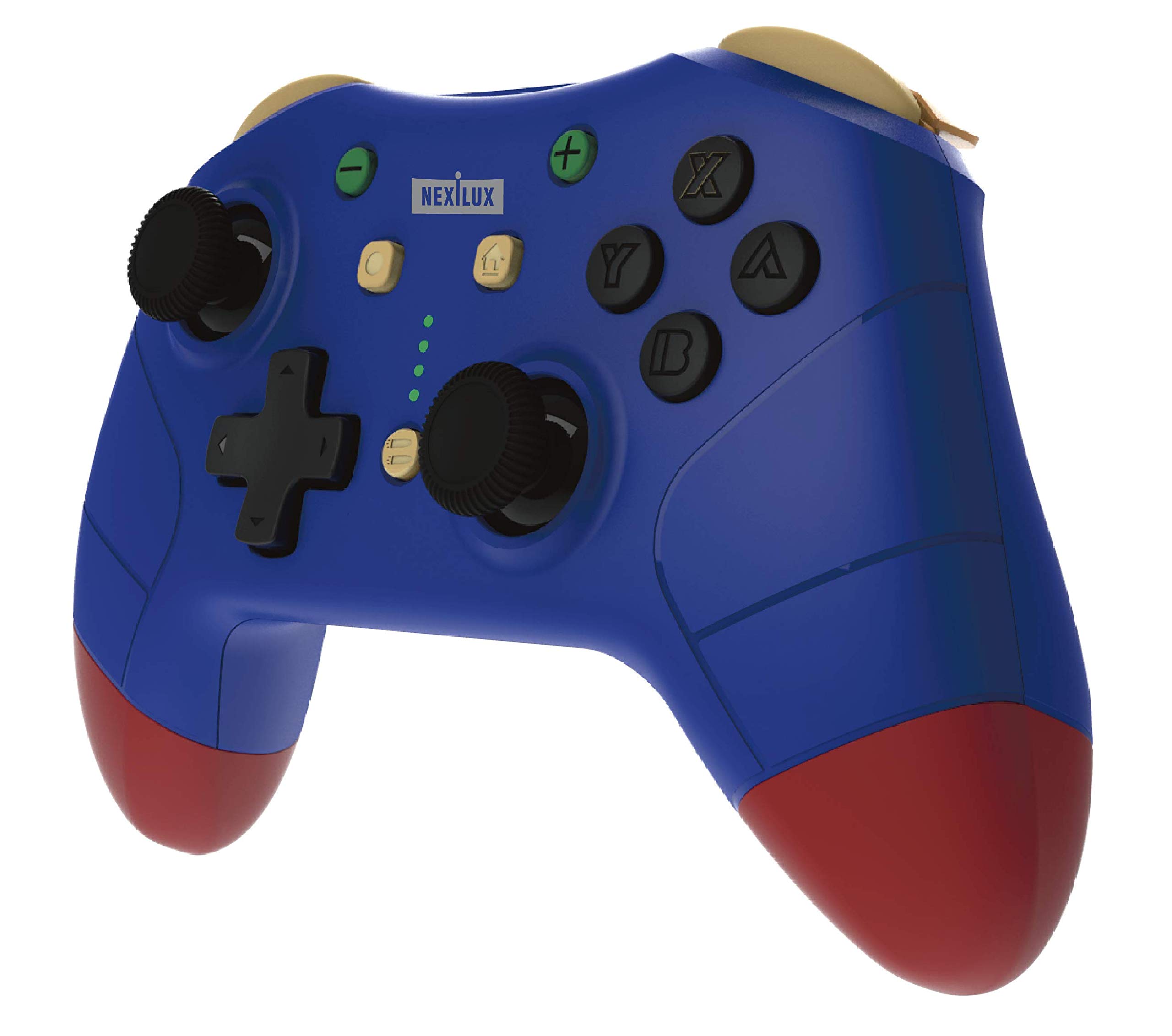 Wireless Pro Controller for Nintendo Switch & Switch Lite - Motion Sensor, NFC, Turbo Function - Compatible with PC, Steam Deck, Android Phone & TV (Blue) - Perfect for Gaming, Streaming & Multiplayer Sessions