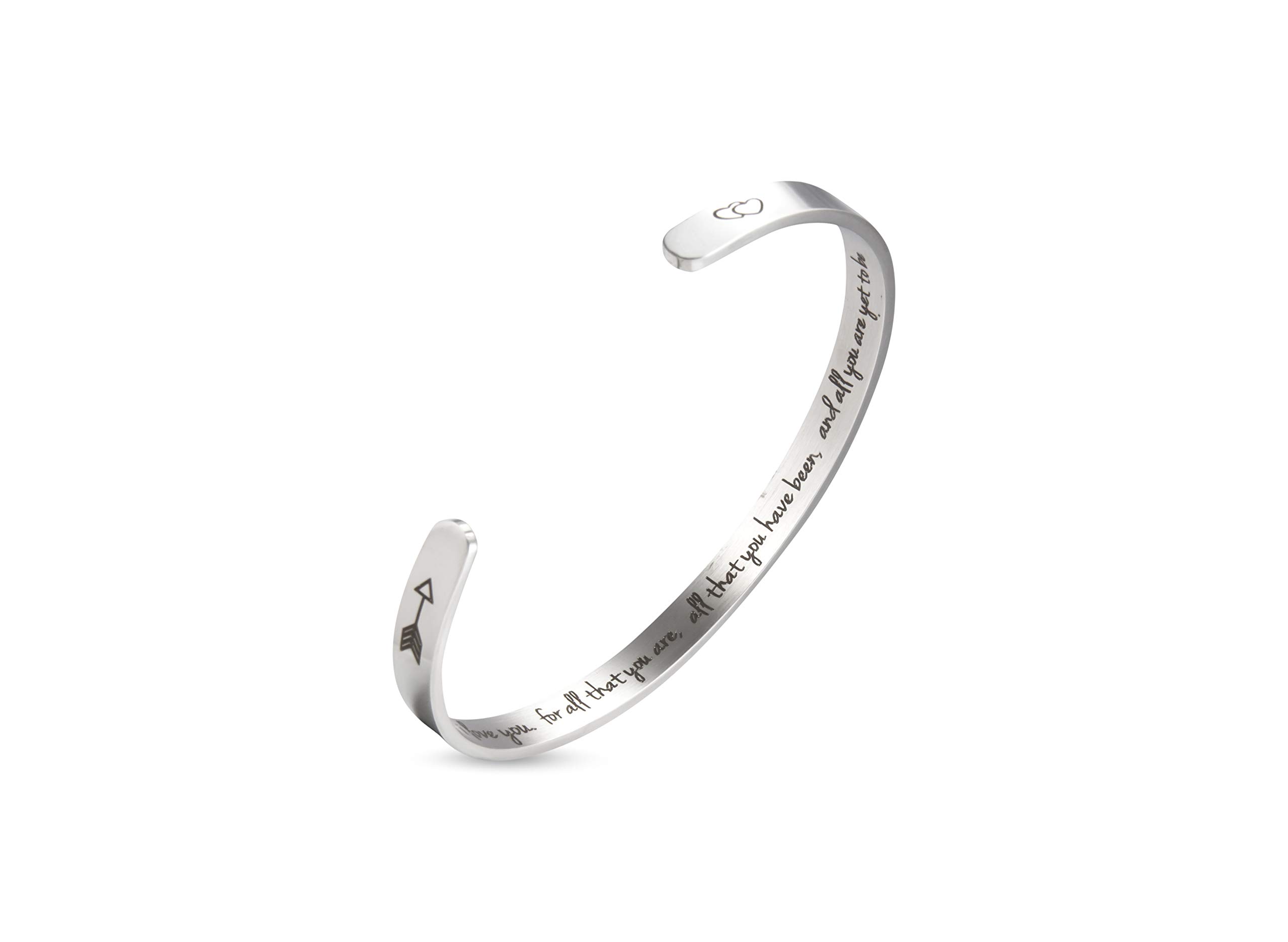 **ANKINGPiiN Motivational Bracelets for Women & Men - Inspirational Gift with Personalized Mantra - Birthday, Friendship Jewelry with Gift Box - Perfect for Daily Wear, Gifting & Special Occasions**
