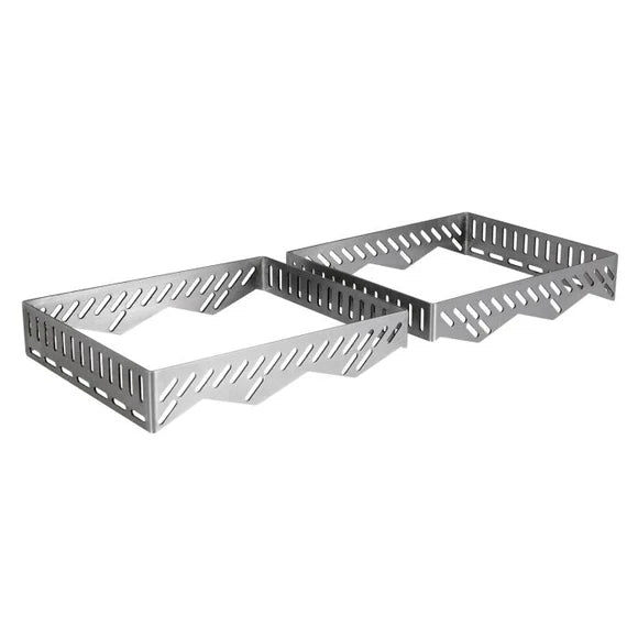Primo SS Heat Deflector & Drip Pan Rack Compatible with Kamado Joe G420C & G420H Grills - Heavy Duty Stainless Steel Accessory for Smoking & BBQ Cooking