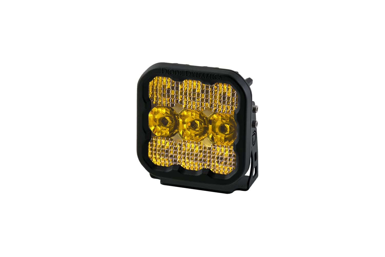 Diode Dynamics SS5 Yellow Pro LED Pod Light - Single Unit | High-Performance Off-Road Lighting for Trucks, ATVs & UTVs | Durable Waterproof Design for Outdoor Adventures & Night Driving