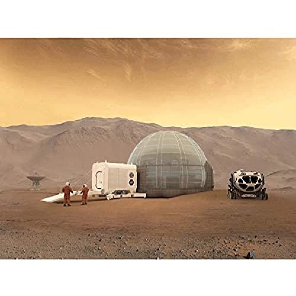NASA Mars Ice Home Concept Art Print - Premium Unframed Wall Poster for Space Themed Home & Office Decor | Perfect for Living Room, Bedroom, or Classroom