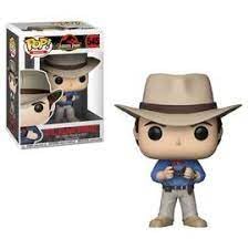 Funko Pop! Jurassic Park Dr. Alan Grant Collectible Vinyl Figure with Pop Protector Case - Official Licensed Movie Merchandise for Display & Collection
