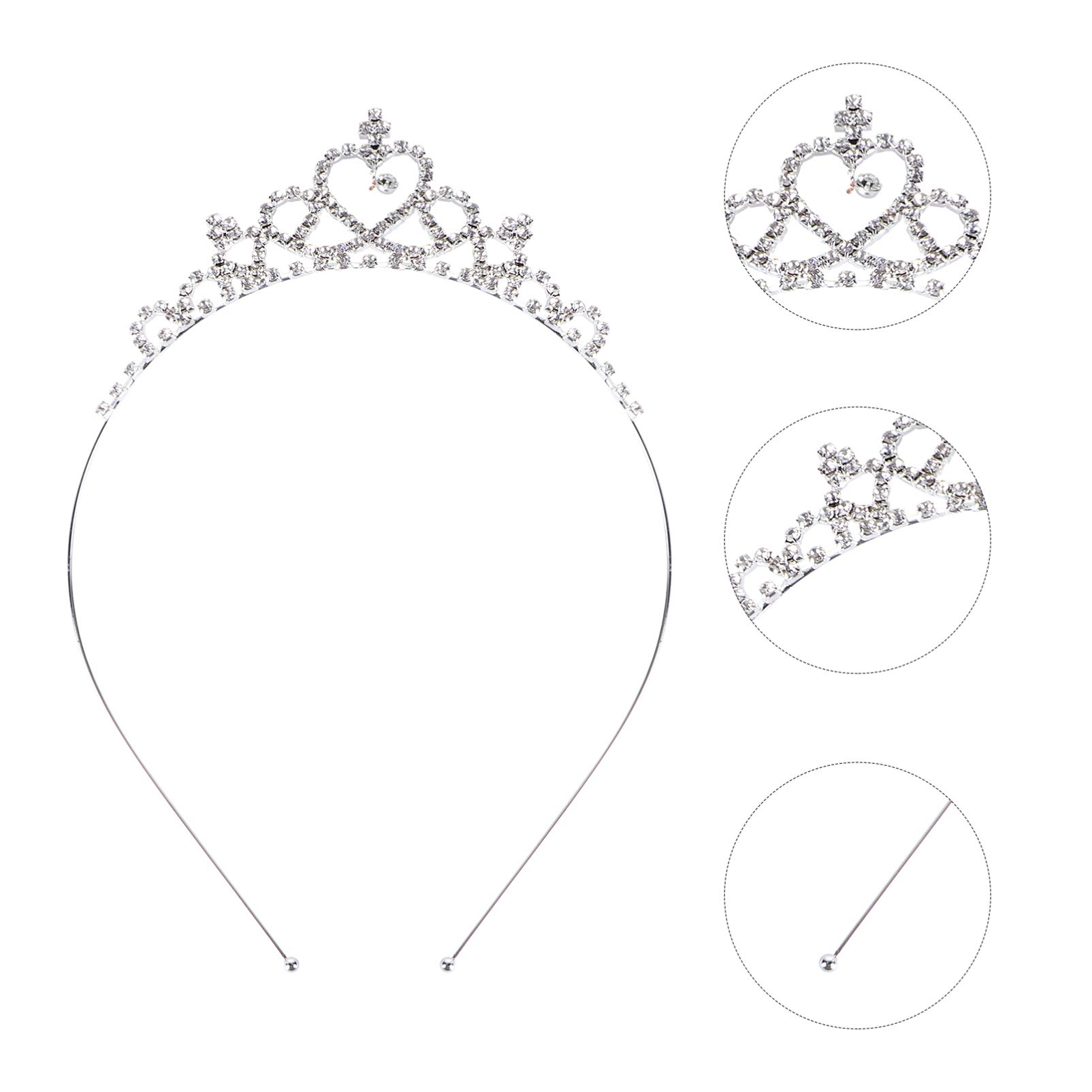 Elegant Wedding Tiara for Bride | Bridal Headpiece with Leaves Design | Women's Pageant Princess Crown & Headband | Perfect for Weddings, Prom, Pageants & Special Occasions