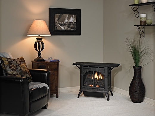 Empire Spirit Stove VFD20CC - Vent Free Small Cast Iron Gas Stove for Indoor Heating | Perfect for Living Rooms, Cabins & Outdoor Spaces