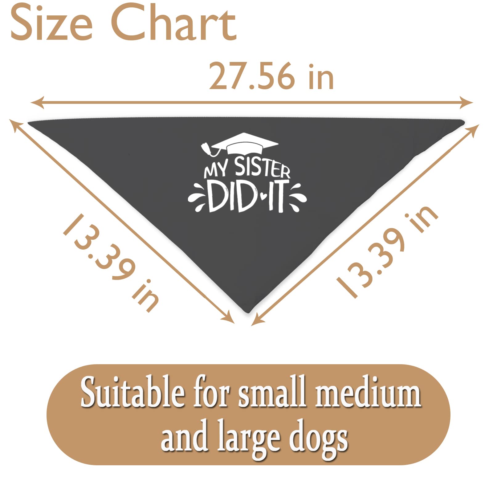 Dog Graduation Bandana - JXGZSO Pet Gift for Celebrations