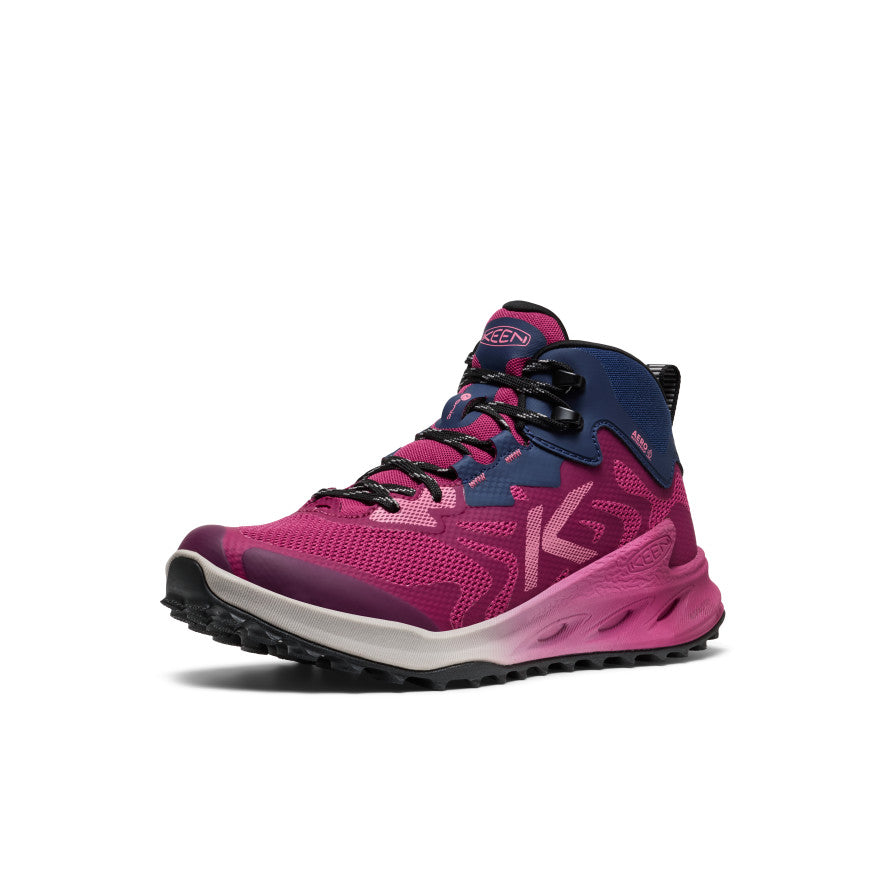 Women's Zionic NXT Waterproof Hiking Boots - Lightweight & Durable for Outdoor Adventures | Beaujolais/Pink Lemonade | Perfect for Trail Hiking, Camping & Mountain Climbing