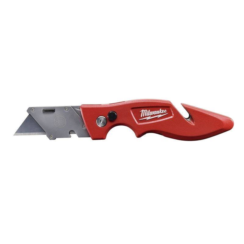 48 22 1901 FASTBACK Utility Knife - Heavy Duty Retractable Razor Knife with 5 Blades - Perfect for Construction, Crafting, and DIY Projects