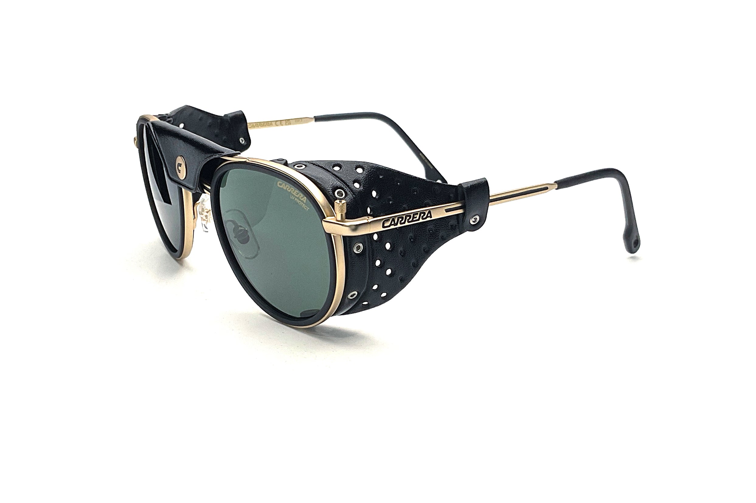 Carrera C Sport 05 Matte Gold Sunglasses - Polarized UV Protection Sports Sunglasses for Men & Women - Perfect for Running, Cycling, and Outdoor Activities