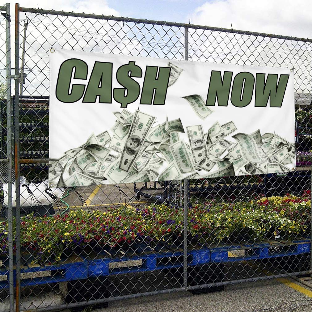 Custom Vinyl Banners 48x96 Inches - Weatherproof Outdoor Business Signs with 8 Grommets | Perfect for Yard Sales, Grand Openings & Industrial Advertising