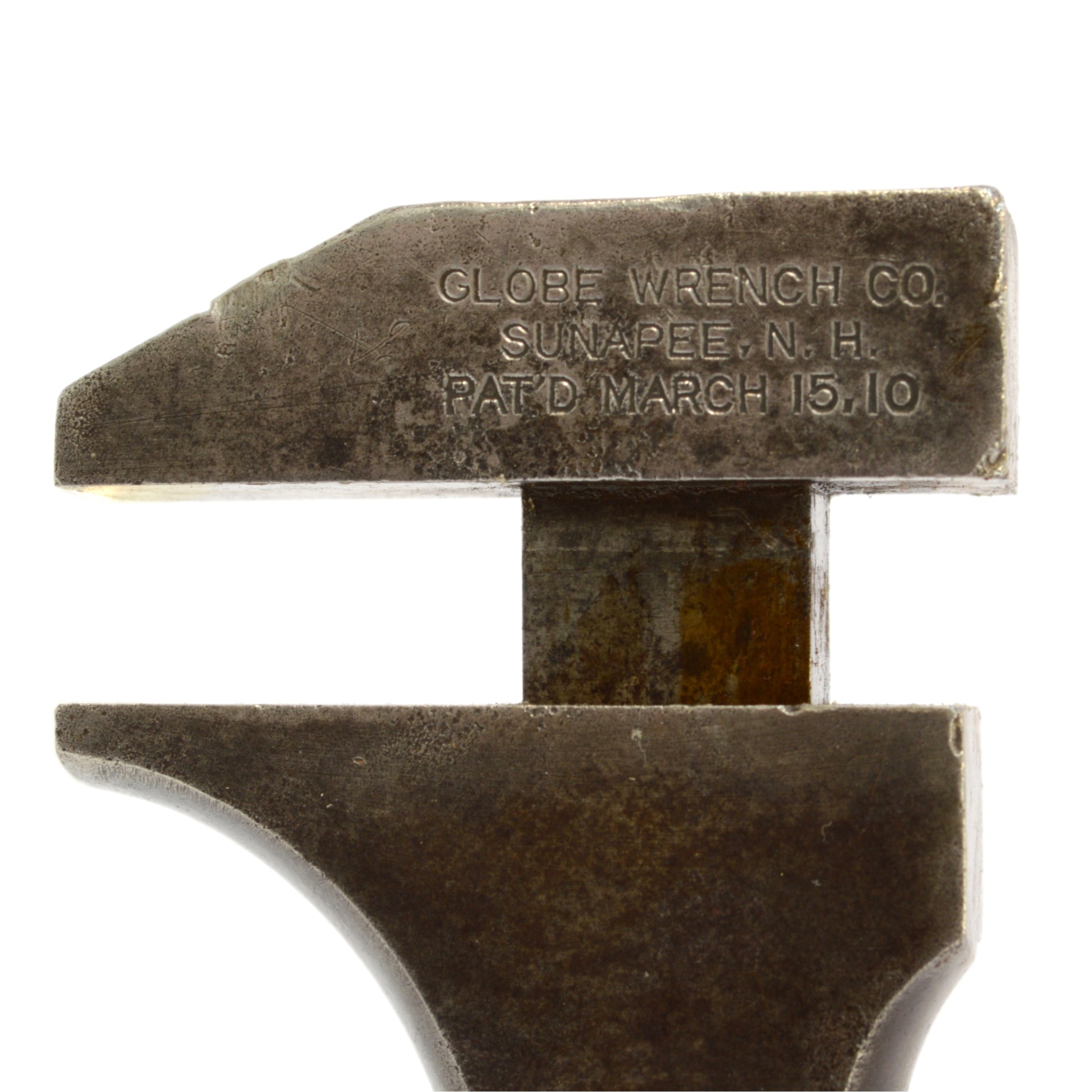 Vintage Globe Wrench Co. Adjustable Nut Wrench - Sunapee Twist Handle Design for Plumbing, Automotive & DIY Repairs | Antique Tool Collection