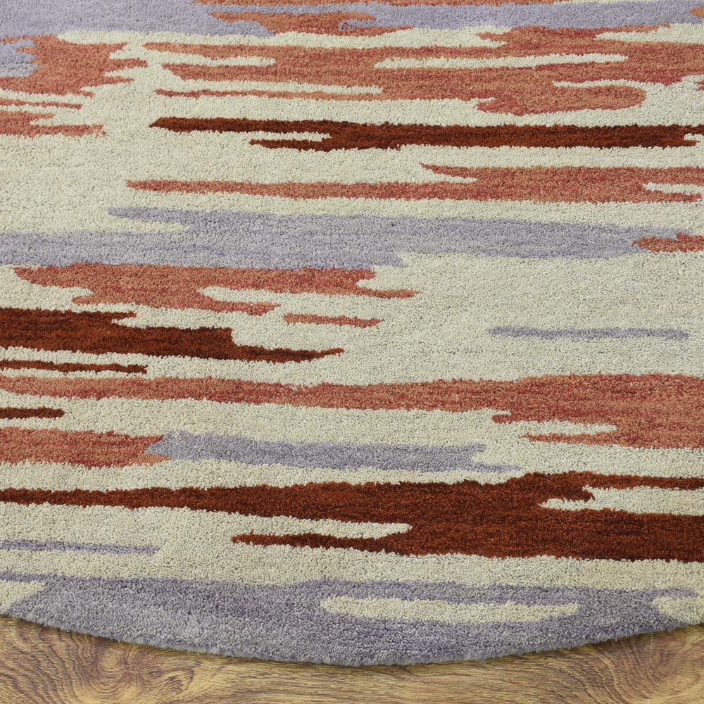 Hand Tufted Reflection Rug - Soft & Durable Modern Area Rug for Living Room, Bedroom, Office - Non-Slip Backing for Home Decor