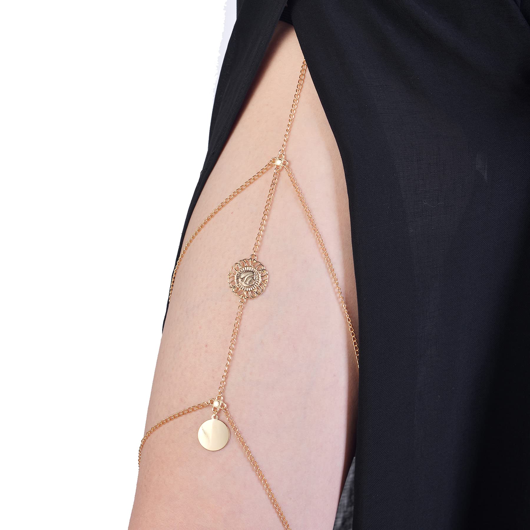 Sexy Belly Chain for Women - 6-8Pcs Gold Tone Waist Jewelry Set, Bikini Body Chain for Summer Beach Party, Festival & Vacation Accessories
