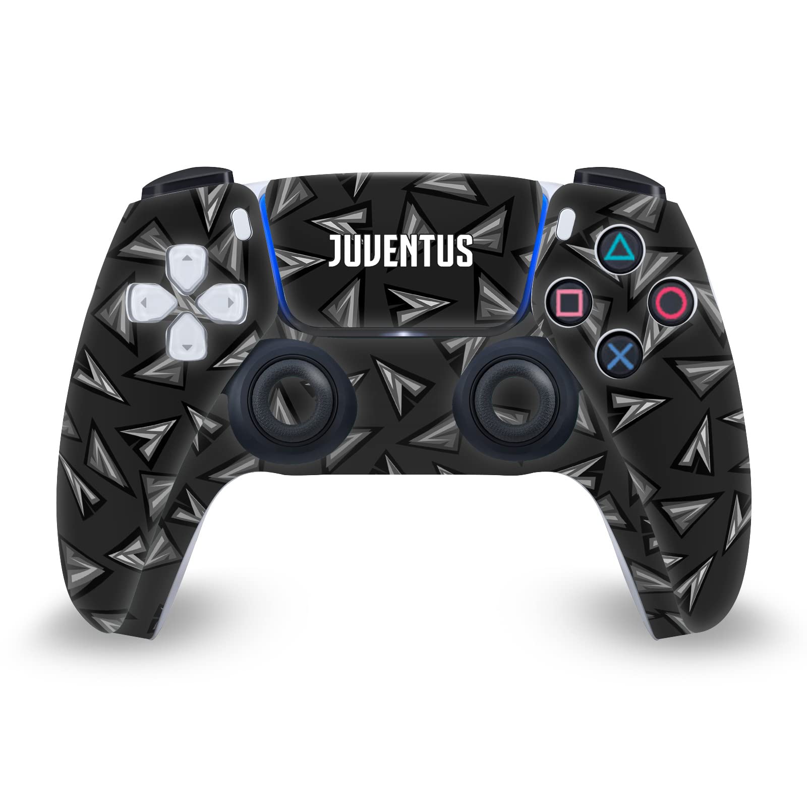 Juventus PS5 Controller Skin - Geometric Art Sticker for Gaming