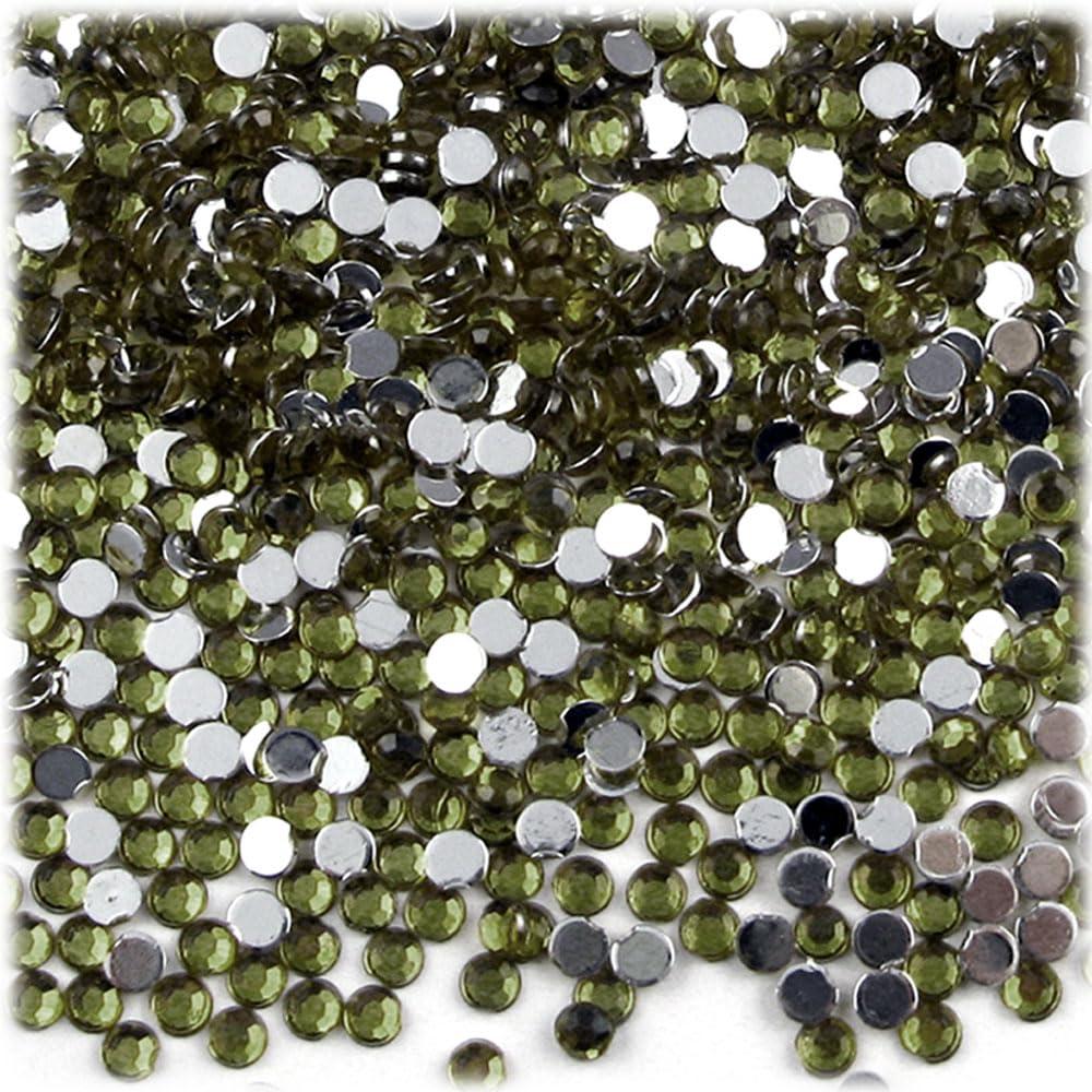 10,000pc 4mm Round Rhinestones Flatback - Ruby Red RED for DIY Crafts, Jewelry Making, Nail Art, Scrapbooking & Home Decor | The Crafts Outlet