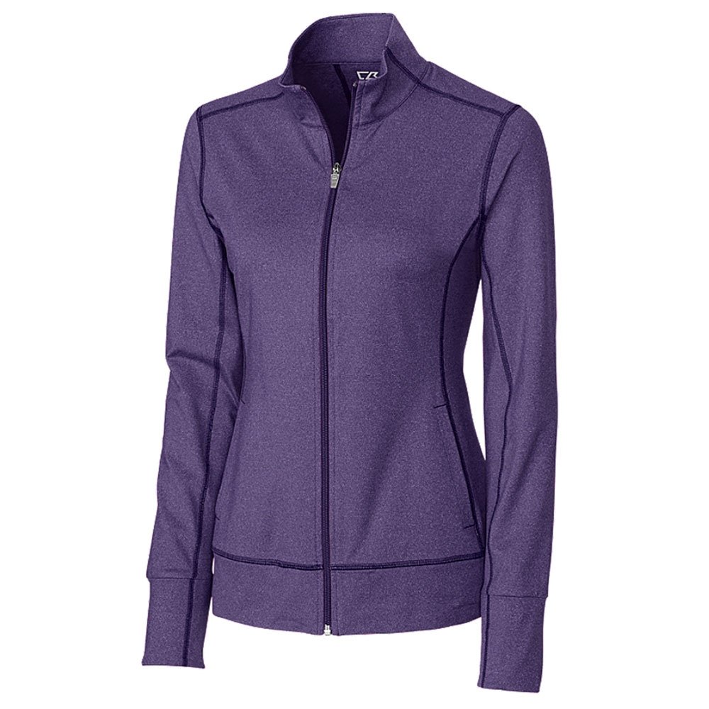 Cutter & Buck Women's CB Drytec Topspin Full Zip Jacket - Lightweight, Moisture-Wicking Golf & Outdoor Activewear for Comfort & Performance