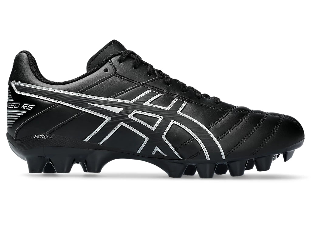 ASICS Men's Lethal Speed Black/White Football Cleats - Lightweight Soccer Shoes for Artificial Turf & Firm Ground - Perfect for Training & Matches