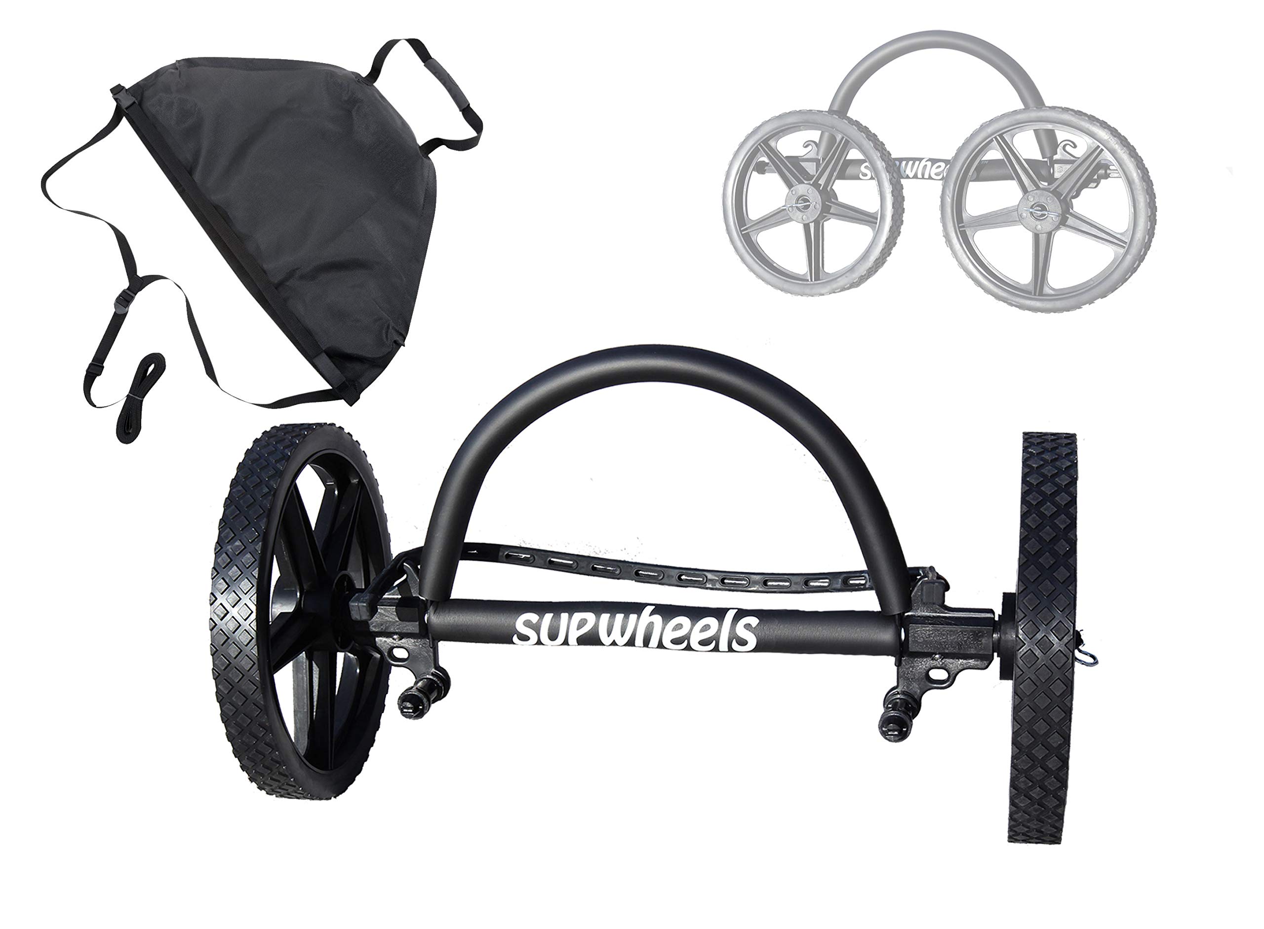 Walk or Bike Bundle - Wheel Carry & Bike Strap Handle Combo for Cycling, Hiking & Outdoor Adventures | Portable Transport Solution