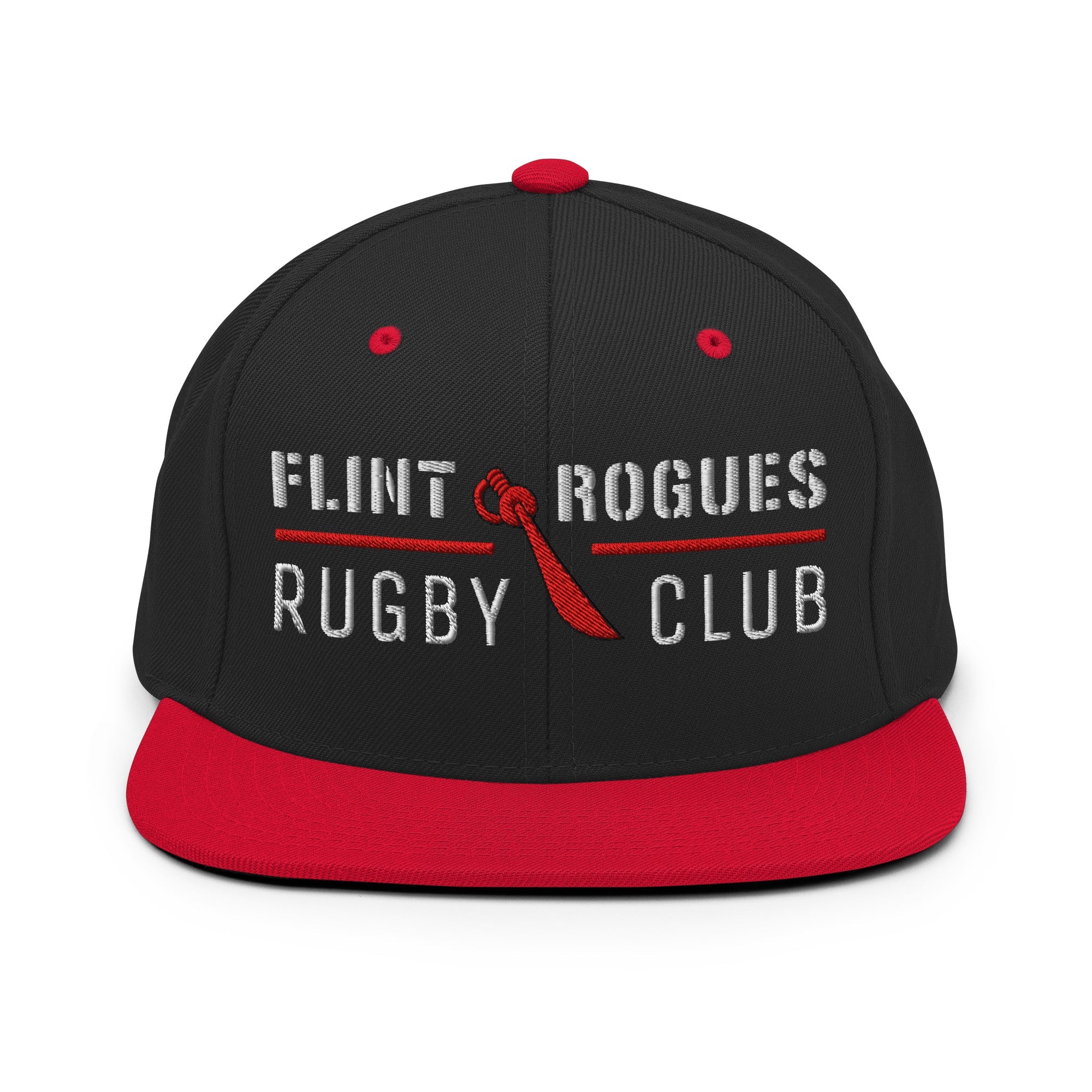 Flint Rogues RFC Classic Snapback Hat - Adjustable Unisex Baseball Cap for Men & Women - Perfect for Sports, Casual Wear & Outdoor Activities