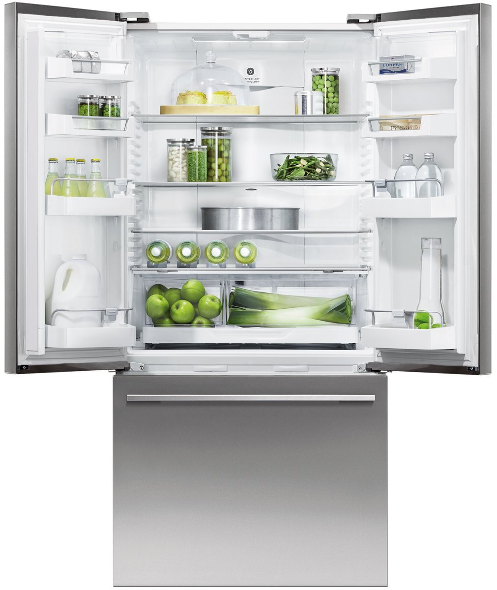 Fisher & Paykel 487L French Door Refrigerator RF522ADX5 - Energy Efficient Stainless Steel Smart Fridge for Modern Kitchens & Large Families