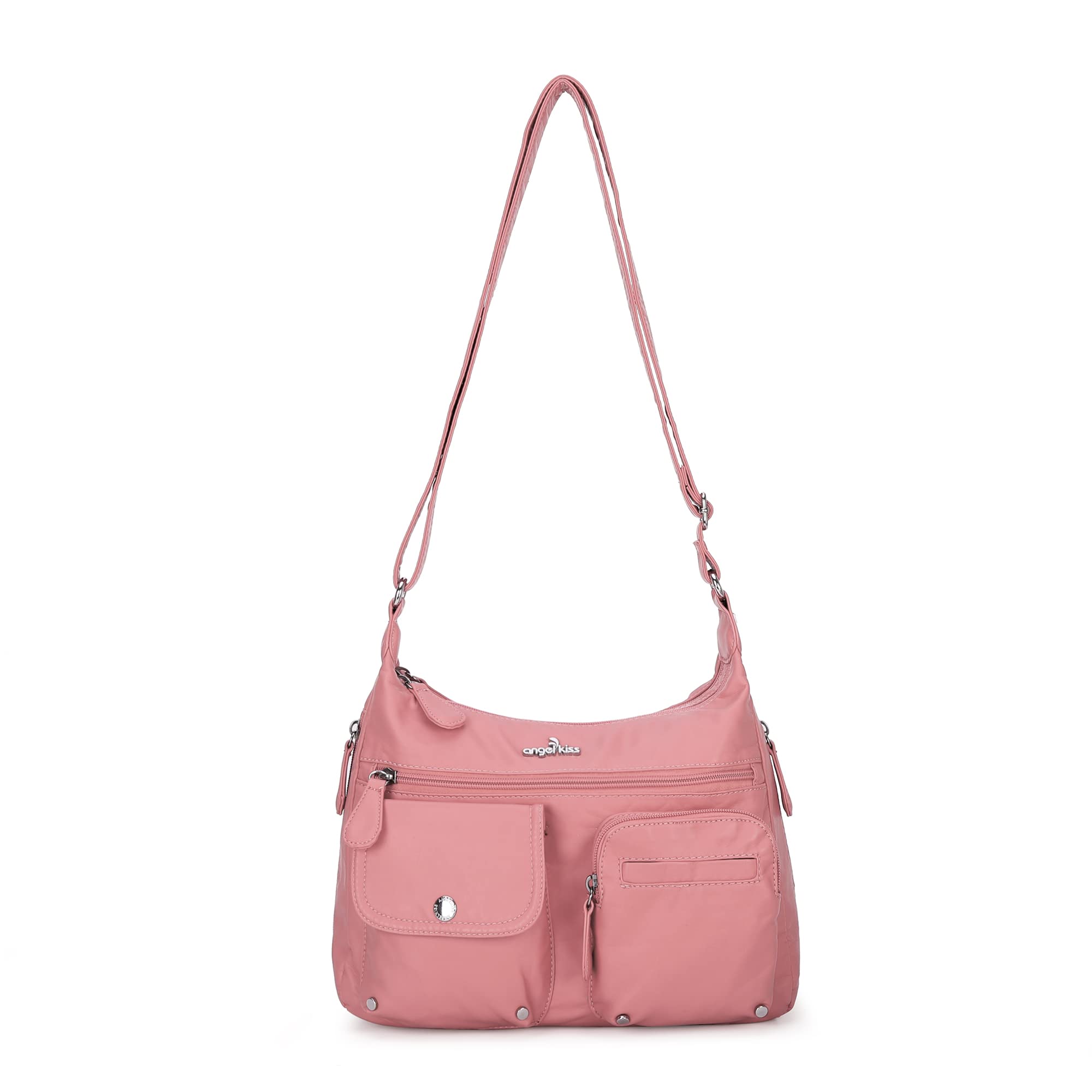 Stylish Women's Crossbody Bags - Angelkiss Faux Leather Shoulder Messenger Purse with Multiple Pockets | Perfect for Work, Travel & Everyday Use