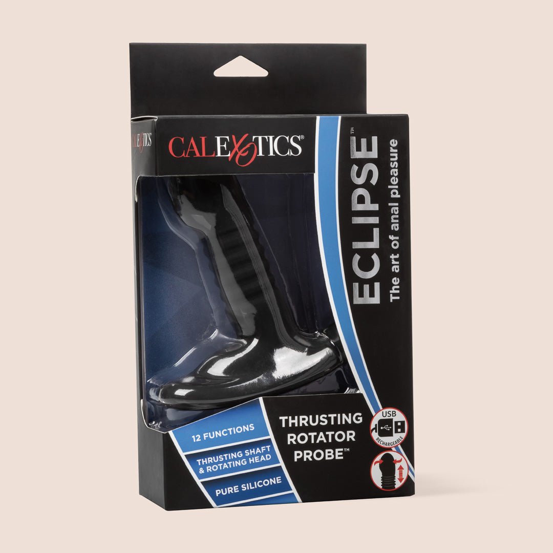 Eclipse™ Thrusting Rotator Probe™ - Rotating & Thrusting Anal Stimulator for Men & Women | Premium Adult Toy for Prostate Massage & Pleasure | Waterproof & Rechargeable Sex Toy for Couples & Solo Play