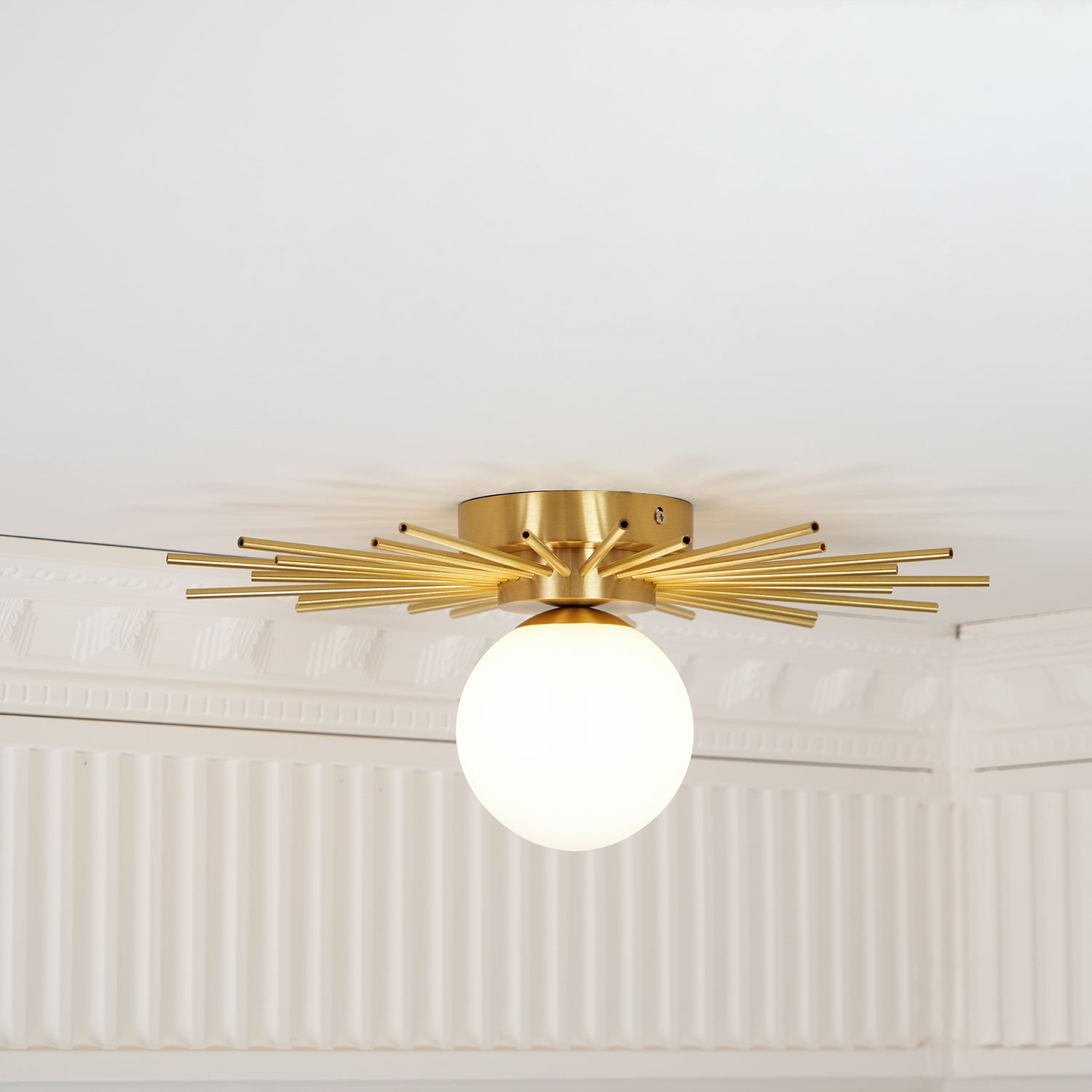 Modern Margaret Ceiling Lamp - Elegant Flush Mount Lighting Fixture for Living Room, Bedroom & Dining Room - Energy Efficient LED Light for Home Decor