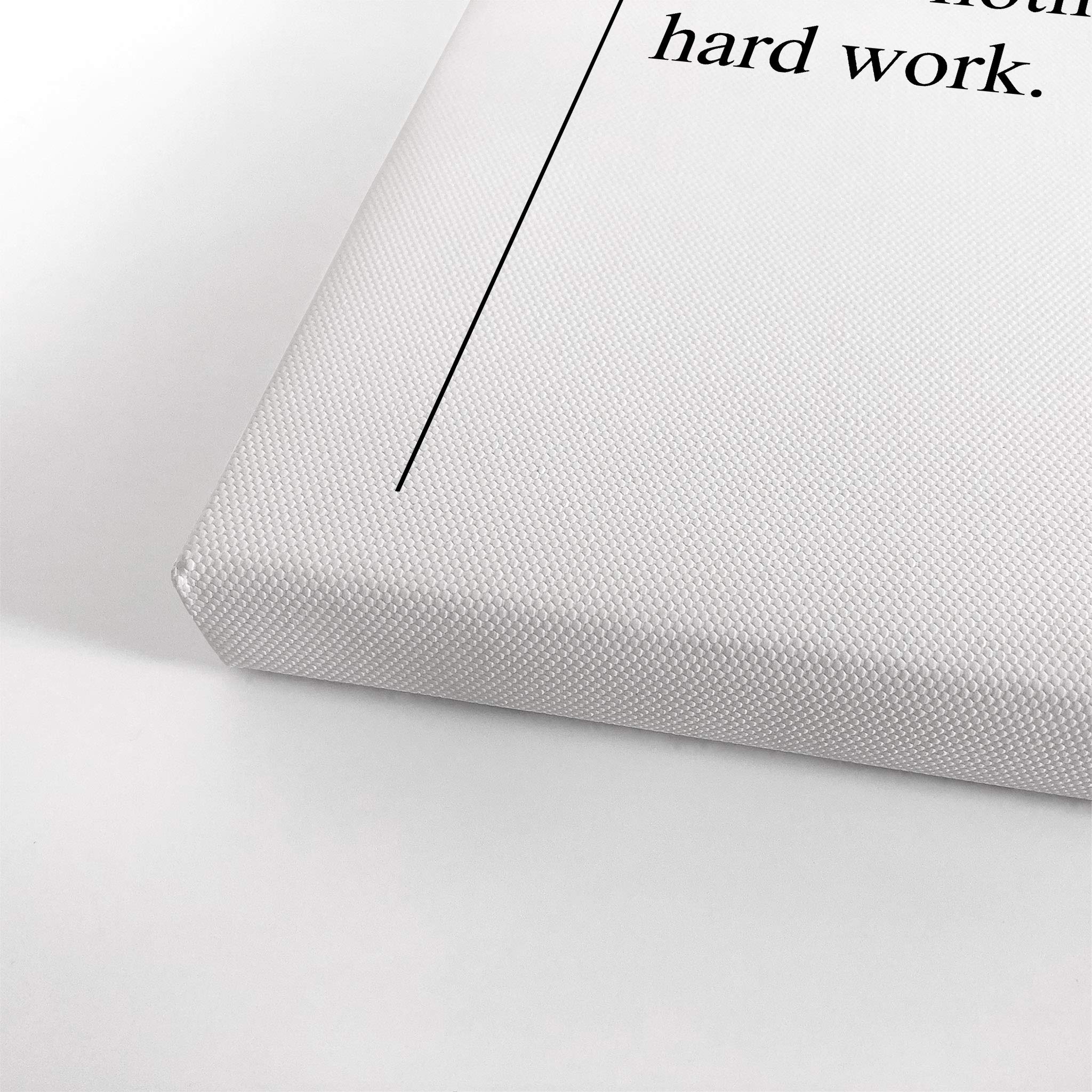 Smile Art Design Talent Definition Black and White Dictionary Motivational Canvas Wall Art - Inspirational Office Decor for Entrepreneurs - Modern Canvas Print with Quote - Ready to Hang 40x30 - Perfect for Home Office, Study Room & Workspace Decor