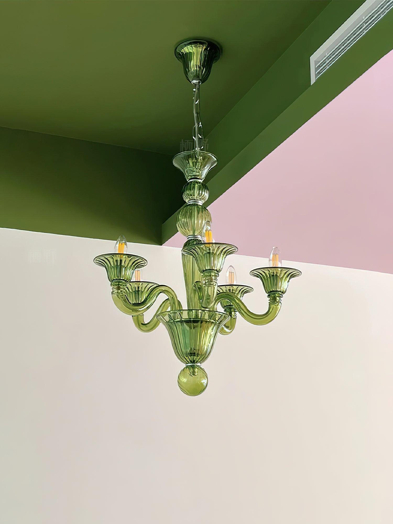 Elegant Calle Rafina Crystal Chandelier - Modern Ceiling Light Fixture for Dining Room, Living Room & Bedroom | Energy Efficient LED Lighting | Perfect for Home Decor & Interior Design