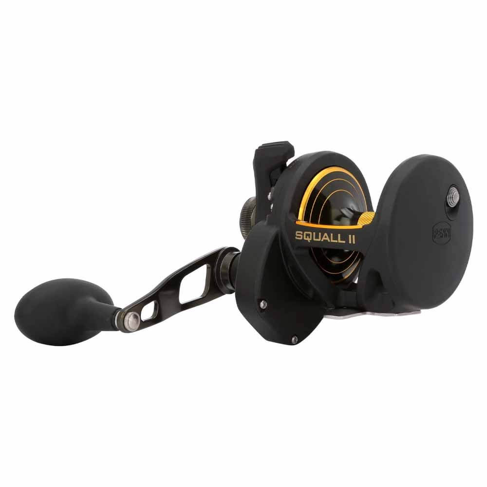 Penn Squall II Lever Drag Reel - High Performance Saltwater Fishing Reel for Offshore & Big Game Fishing | Durable & Smooth Drag System | Perfect for Tuna, Marlin & Deep Sea Fishing
