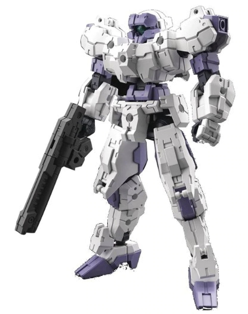 Bandai 30 Minutes Missions 30MM 1/144 eEXM-21 Rabiot White Plastic Model Kit - Perfect for Sci-Fi Model Builders & Gundam Collectors
