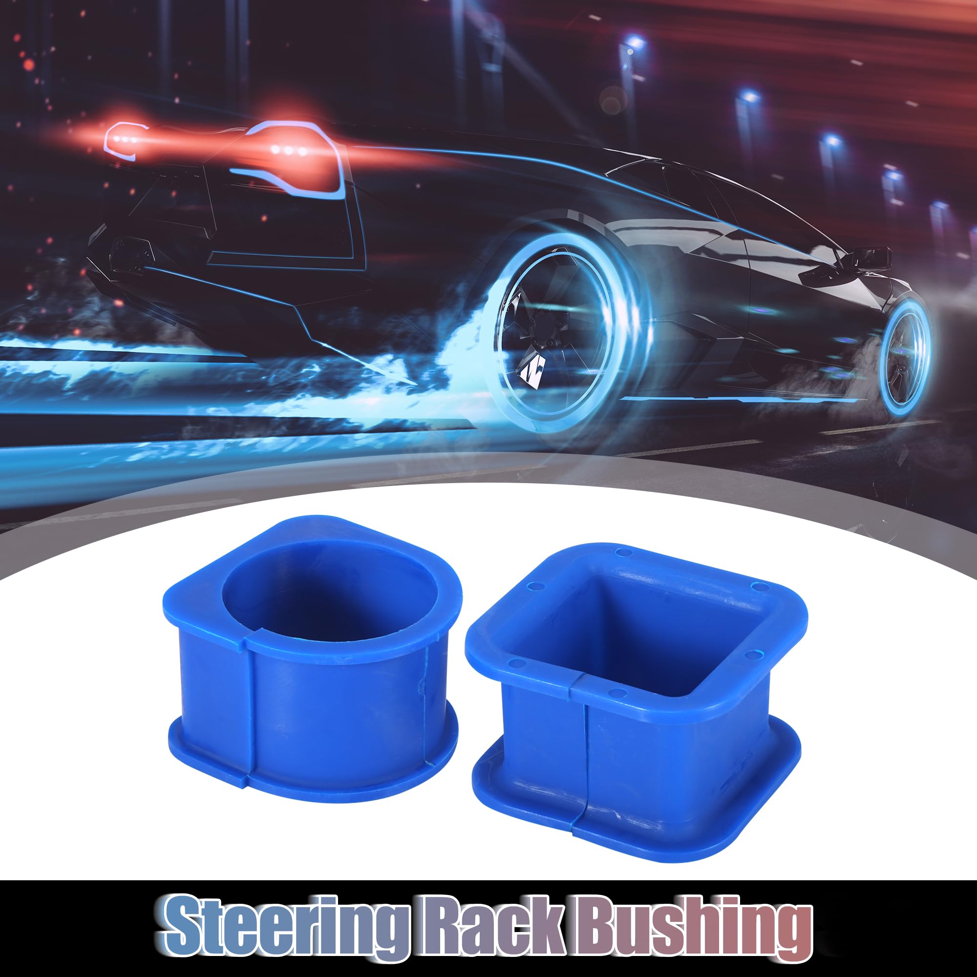 X AUTOHAUX Steering Rack Bushing Set - Compatible with Subaru WRX 1994-2007 & STi 2004 - Rack and Pinion Bushing Kit for Improved Handling & Stability - Perfect for Performance Upgrades & Off-Road Driving