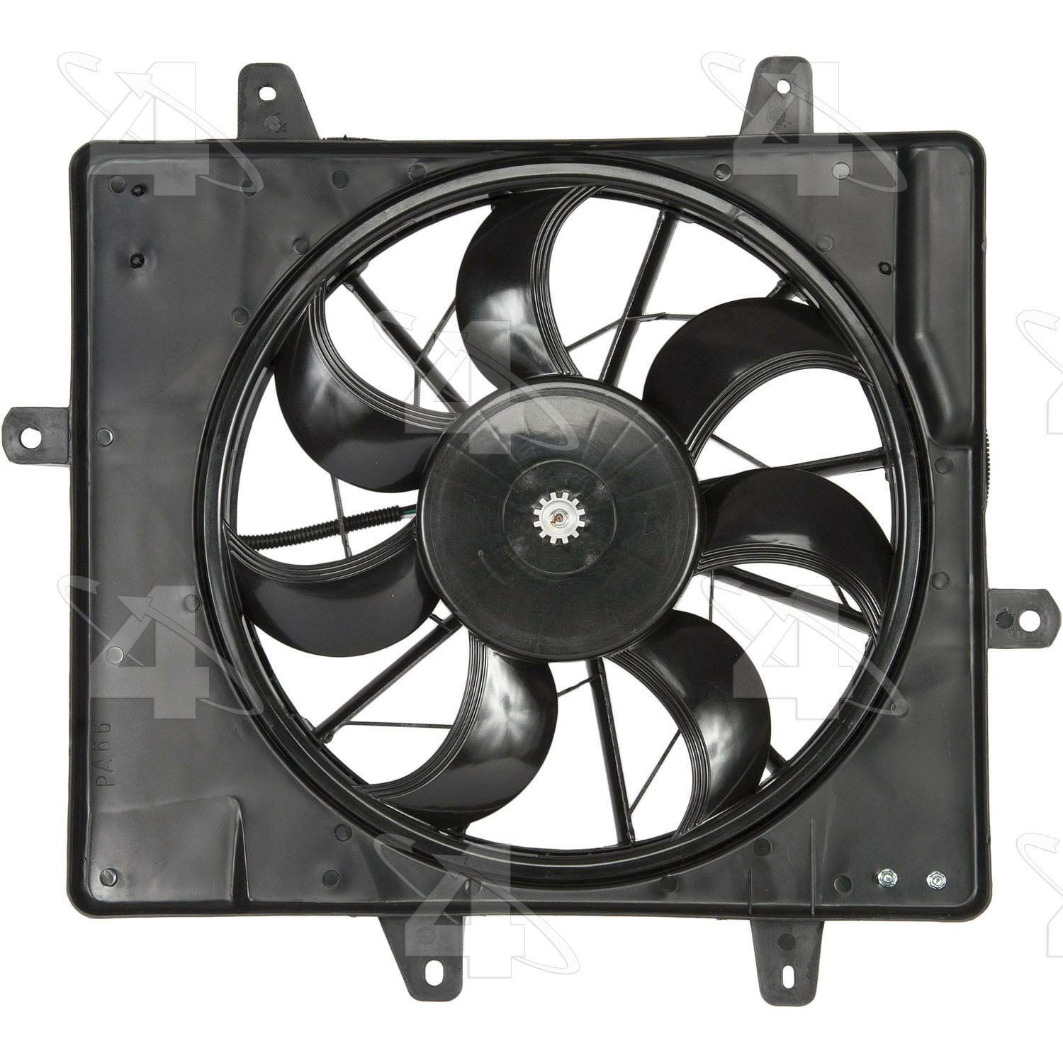 Four Seasons 76005 Radiator Fan Motor Assembly - Replacement for Car Cooling System - Perfect for Overheating Prevention & Engine Temperature Control - Ideal for Daily Commute, Road Trips & Heavy-Duty Driving