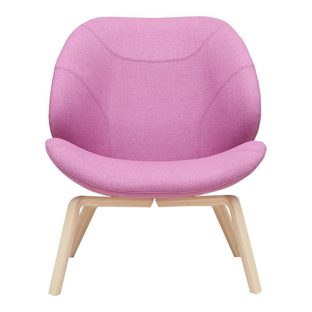 Eden Lounge Chair by Busk Hertzog - Modern Comfortable Accent Chair for Living Room, Bedroom & Patio - Softline Upholstered Relaxation Seating